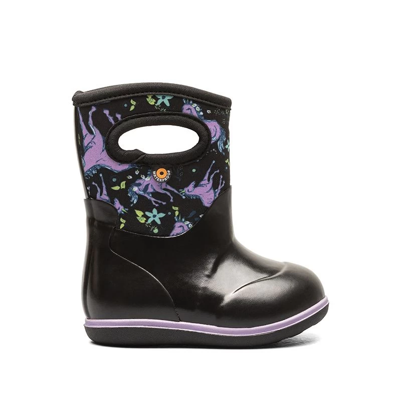 Baby Bogs Classic Wellingtons Unicorn Black 1 Baby Bogs Classic Wellingtons Unicorn Black