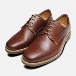 Anatomic & Co Plain Brown Lace Up Shoes