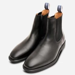 Arthur Knight Mayfair Black Designer Chelsea Boots