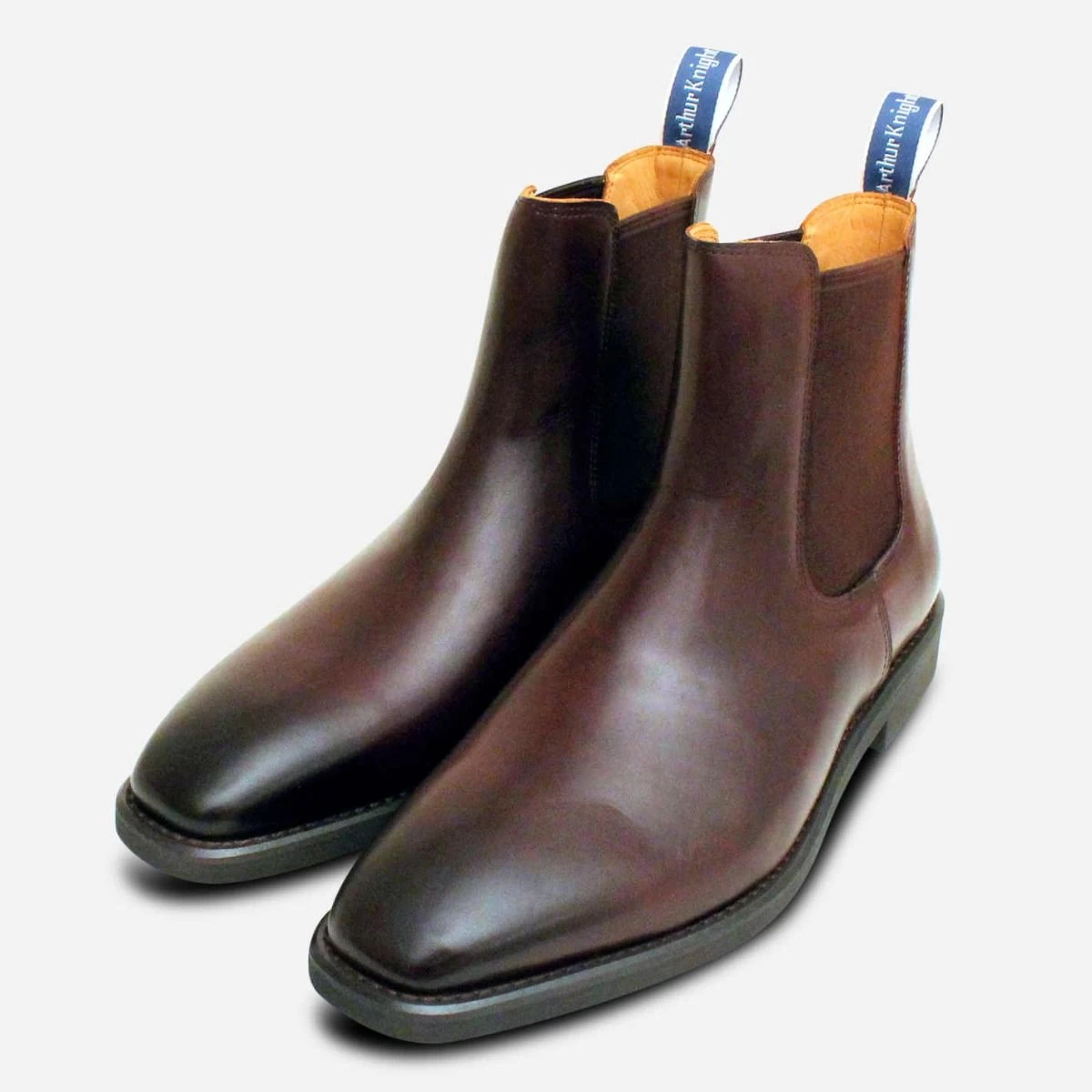 Arthur Knight Mayfair Dark Brown Designer Chelsea Boot 1 Arthur Knight Mayfair Dark Brown Designer Chelsea Boot