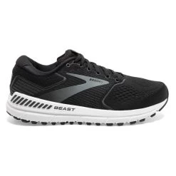 BROOKS Beast 20 Wide 2E Mens Running Shoes Black/Ebony/Grey