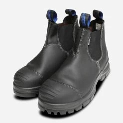 Blundstone 910 Steel Toe Safety Boots In Black CE S3