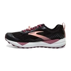 BROOKS Cascadia 15 Womens Trail Running Shoes Black/Ebony/Coral Cloud -Shoes Sale Shop cascadia 15 womens b width standard cushioned trail running shoes black ebony coral cloud p5936 23398 image