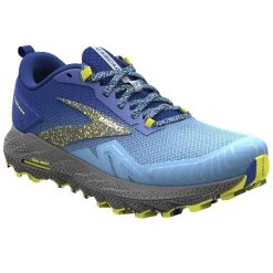 Shoes Sale Shop 38 BROOKS Cascadia 17 Mens Trail Running Shoes Blue/Surf The Web/Sulphur