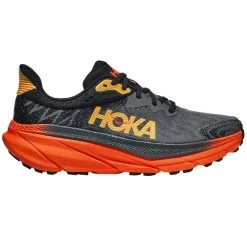 Hoka Challenger 7 Mens Trail Running Shoes Castlerock/Flame