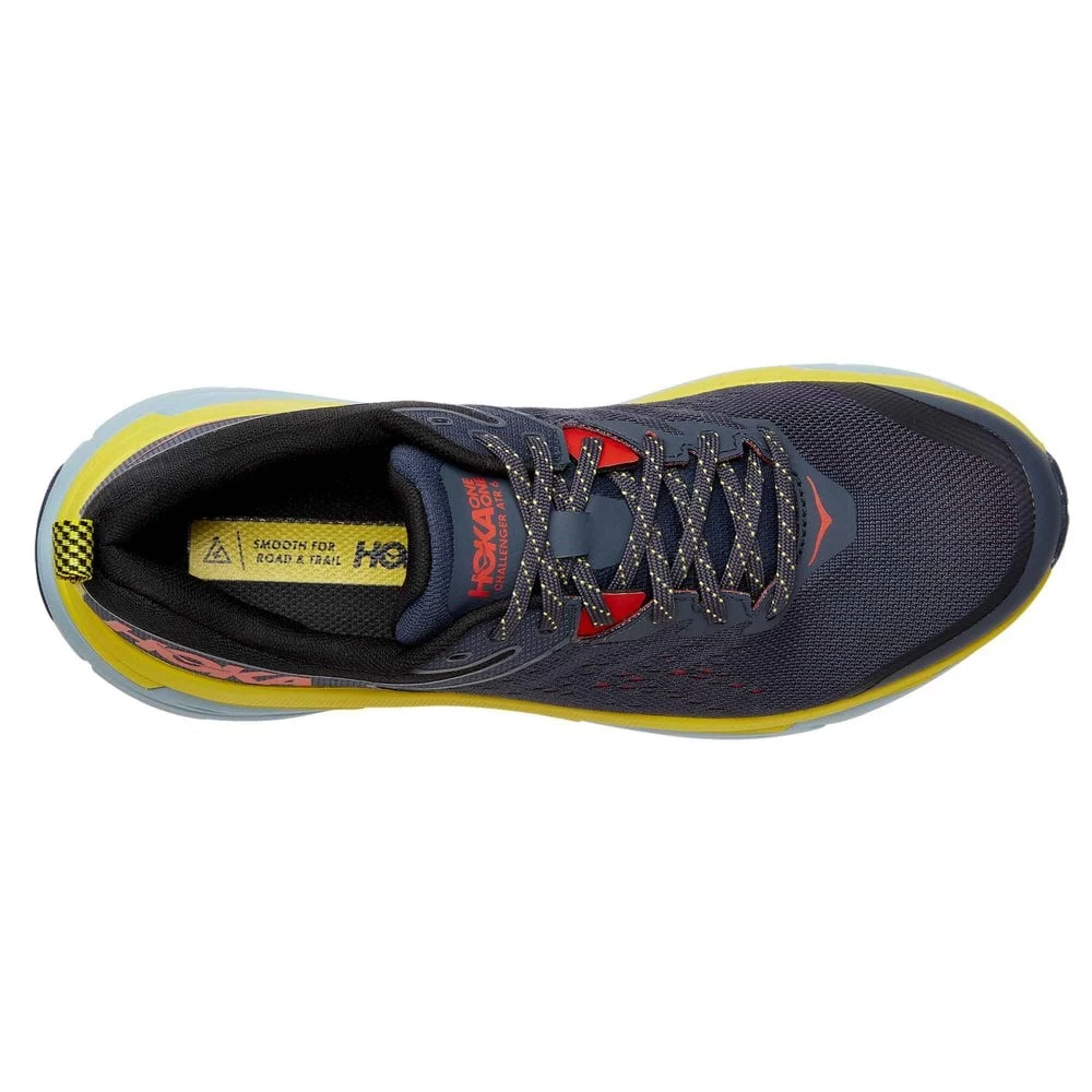 Hoka Challenger ATR 6 Wide 2E Mens Trail Running Shoes Ombre Blue/Green Sheen 2 Hoka Challenger ATR 6 Wide 2E Mens Trail Running Shoes Ombre Blue/Green Sheen - Image 2