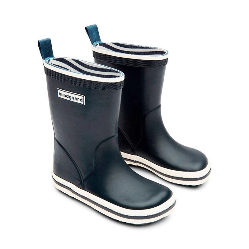 Bundgaard Kids Classic Charly High Wellingtons Navy 2 Bundgaard Kids Classic Charly High Wellingtons Navy - Image 2
