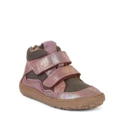 Froddo Barefoot Autumn Wool Boots Pink Shine
