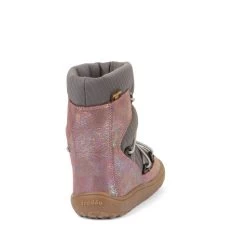 Froddo Barefoot Waterproof Track Boots Pink Shine -Shoes Sale Shop g3160212 7 2d 0003