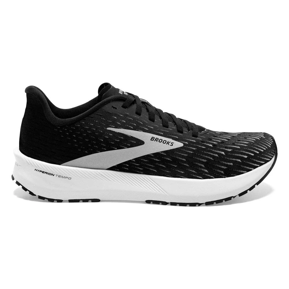 BROOKS Hyperion Tempo Womens Road Running Shoes Black/Silver/White 1 BROOKS Hyperion Tempo Womens Road Running Shoes Black/Silver/White