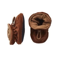 MP Denmark Velvet Booties Brown