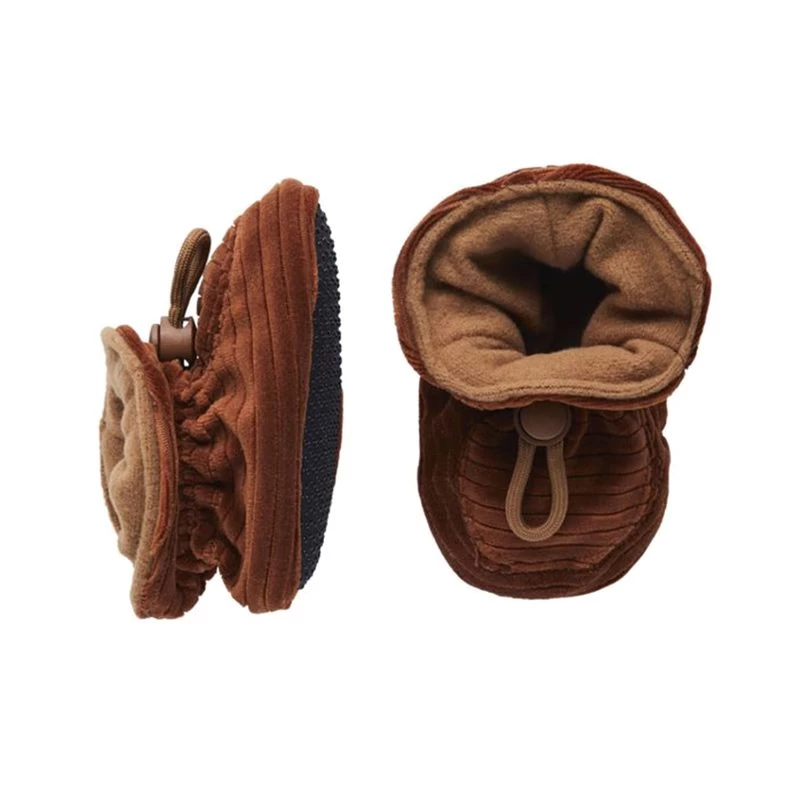 MP Denmark Velvet Booties Brown 1 MP Denmark Velvet Booties Brown