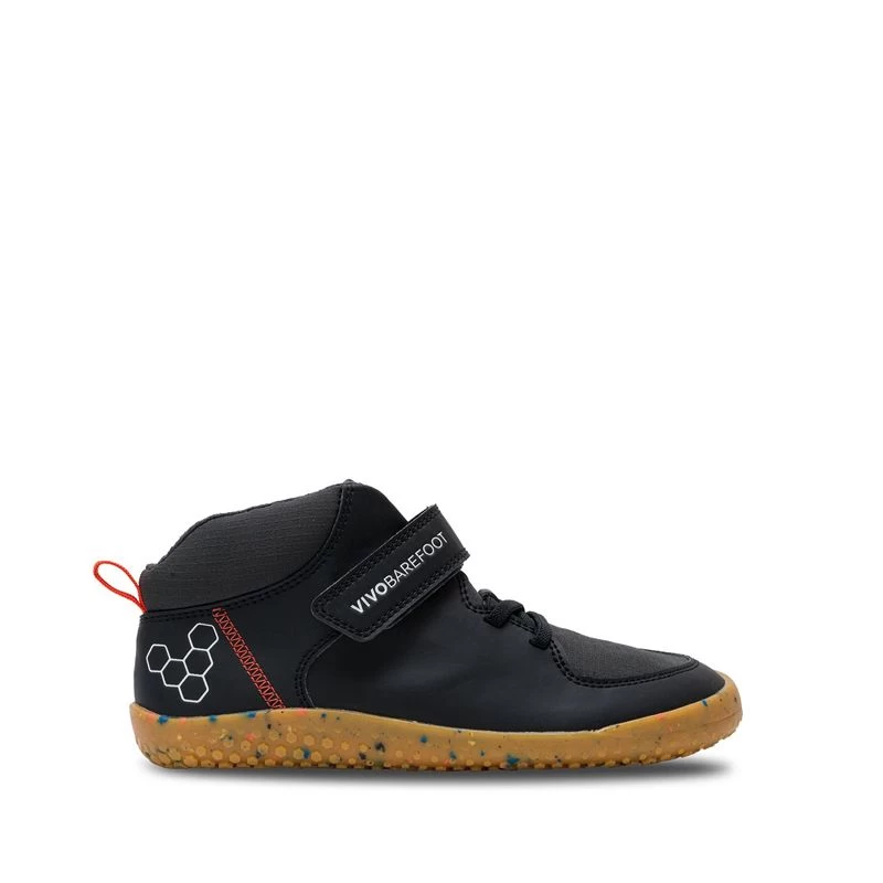 Vivobarefoot Juniors Ludo Hi Boots Obsidian 1 Vivobarefoot Juniors Ludo Hi Boots Obsidian