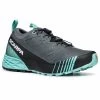 Scarpa Ribelle Run GTX Waterproof Women's Trail Running Shoes Anthracite/Blue Turquoise