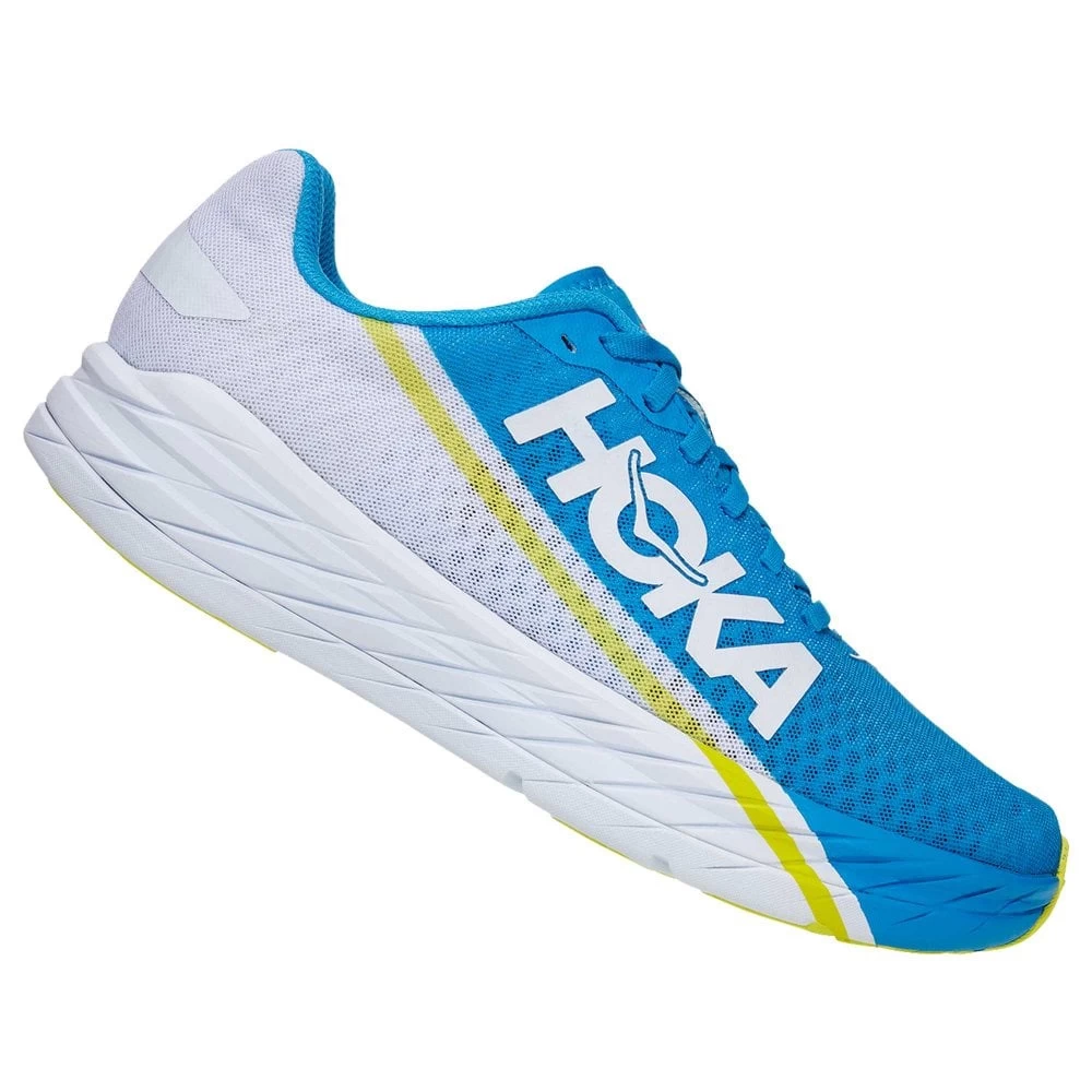 Hoka Rocket X Unisex Running Shoes White/Diva Blue 1 Hoka Rocket X Unisex Running Shoes White/Diva Blue
