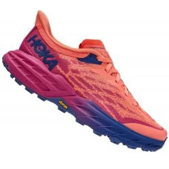 Hoka Speedgoat 5 Wide D Womens Trail Running Shoes Festival Fuschia/Camellia