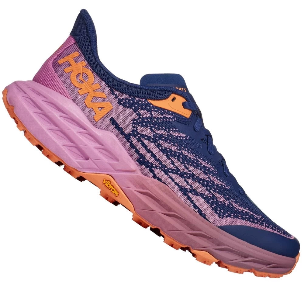 Hoka Speedgoat 5 Womens Trail Running Shoes Bellwether Blue/Cyclamen 1 Hoka Speedgoat 5 Womens Trail Running Shoes Bellwether Blue/Cyclamen