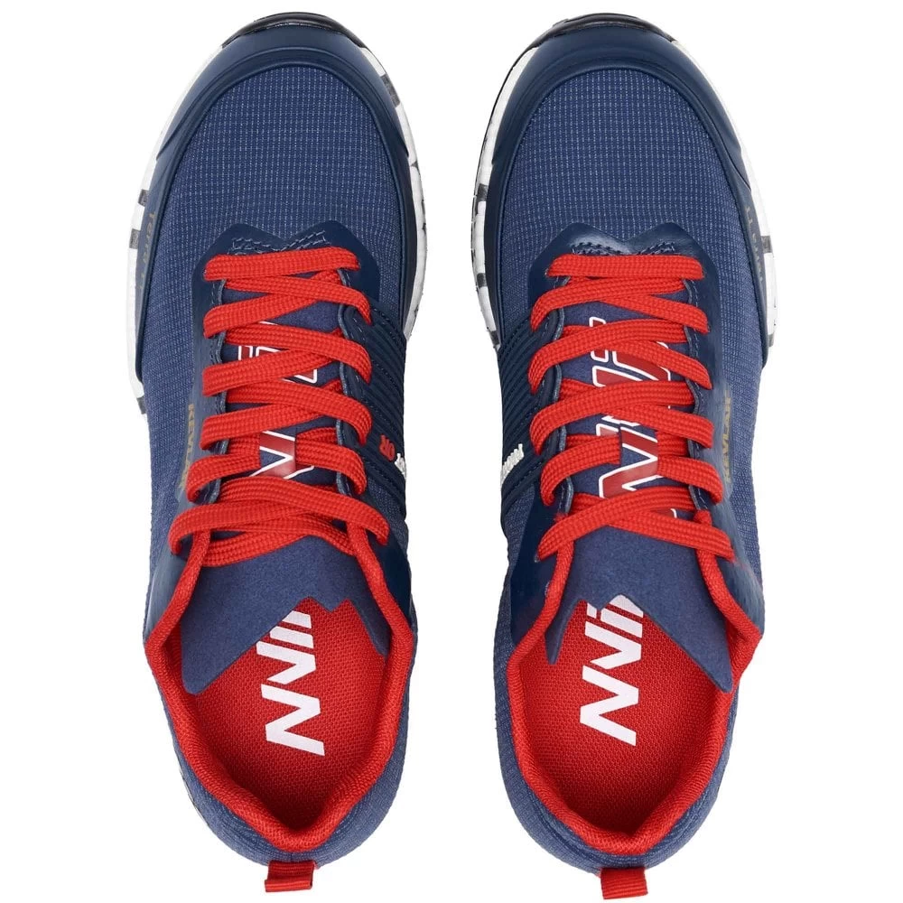 Terra TT Unisex Trail Running Shoe Dark Blue/Red/Gold 3 Terra TT Unisex Trail Running Shoe Dark Blue/Red/Gold - Image 3