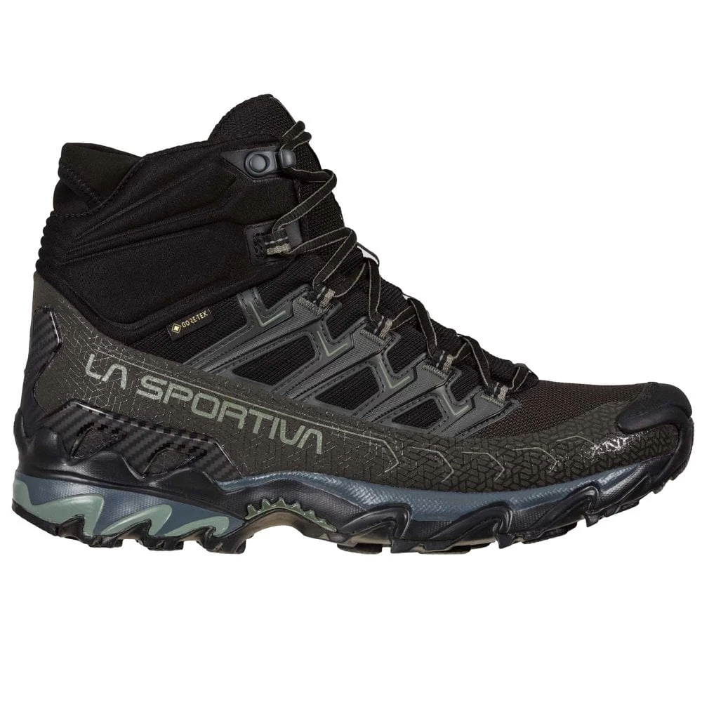 La Sportiva Ultra Raptor II Mid GTX Wide Mens Hiking Boots Black/Clay 1 La Sportiva Ultra Raptor II Mid GTX Wide Mens Hiking Boots Black/Clay